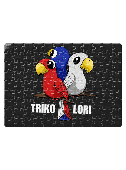 Trikolori puzzle White