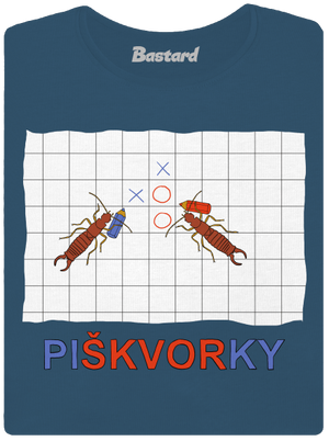 Škvoří piškvorky dámské tričko premium Petrol Blue