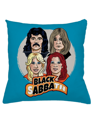 Black Abba polštář Blue Turquoise