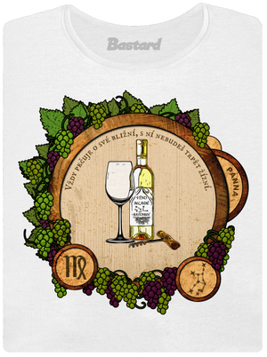 Vinný horoskop: Panna dámské tričko premium White