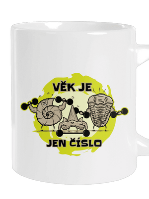 Věk je jen číslo velký hrnek White