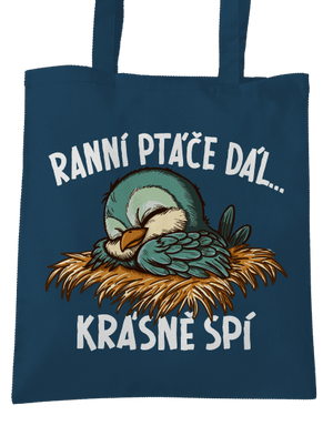 Ranní ptáče spí taška Petrol