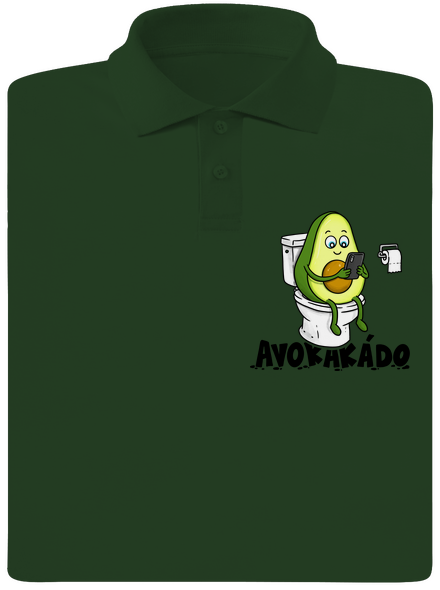 Avokakádo pánská polokošile Bottle Green Mal
