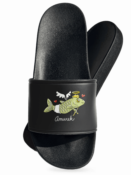 Amurek pantofle Black