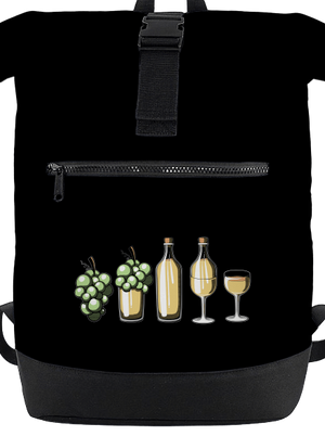 Evoluce bílého vína batoh Black