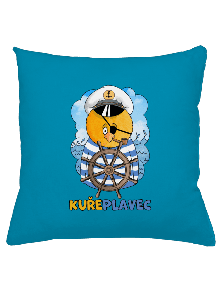 Kuřeplavec polštář Blue Turquoise