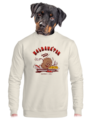 unisex mikina bez kapuce