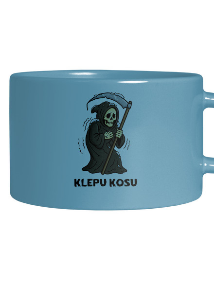 Klepu kosu hrnek makronka Blue Macaron
