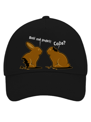 Bolí mě prdel kšiltovka baseballka Black