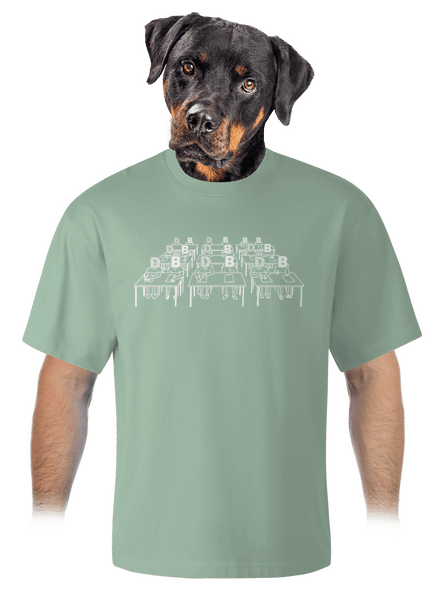 Cimrman: Debil, blbeček unisex tričko oversized Sage