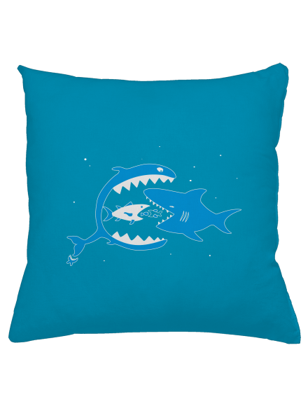 Rybky polštář Blue Turquoise
