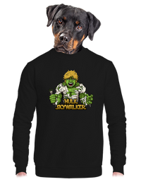 unisex mikina bez kapuce