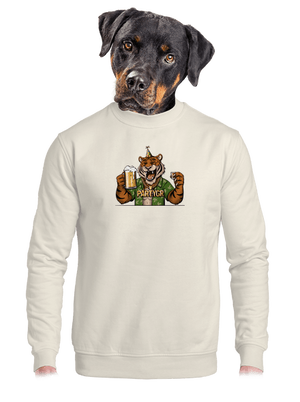 unisex mikina bez kapuce