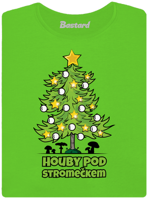 Houby pod stromečkem dámské tričko Apple Green