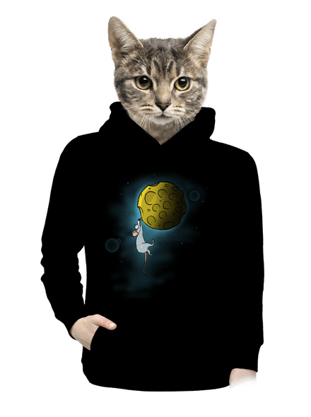 Můnčíz dámská mikina klokanka Black