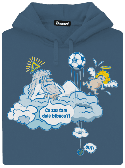 Out dámská mikina klokanka Denim