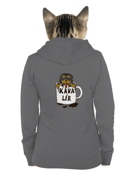 Kávalír dámská mikina na zip Steel Gray