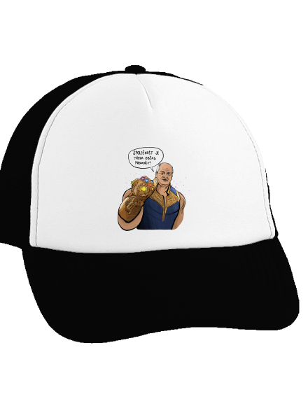 Prymulos kšiltovka truckerka Black cap