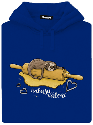 Miluju válení dámská mikina klokanka Royal Blue Mal