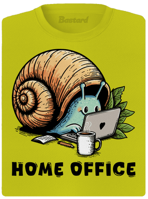 Šnekův home office dámské sportovní tričko Neon Yellow