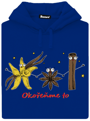 Okořeňme to dámská mikina klokanka Royal Blue Mal