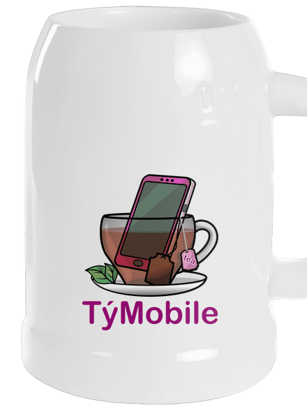 TýMobile půllitr White