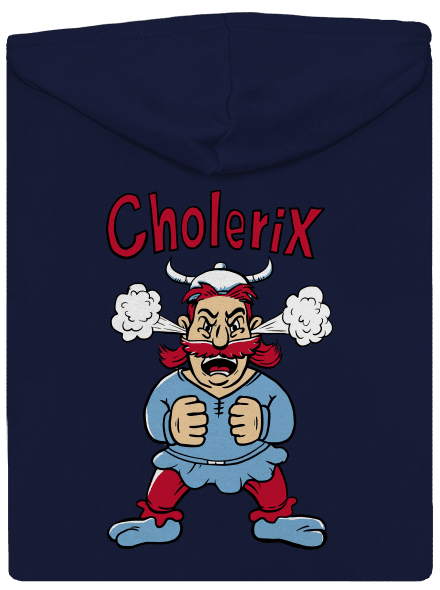 Cholerix pánská mikina na zip Navy