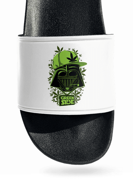 Green Side pantofle White