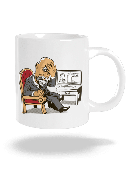Masaryk velký hrnek White
