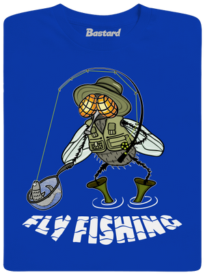Fly fishing pánské dlouhý rukáv Royal Blue