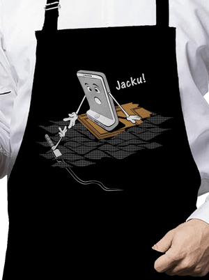 Jacku zástěra Black