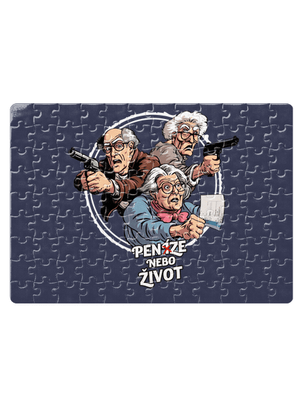 Penze nebo život puzzle White