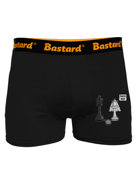 Šach mat boxerky Black