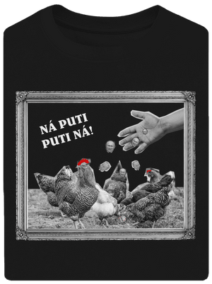 Ukrajina - Ná Puti Puti Ná unisex tričko oversized Black