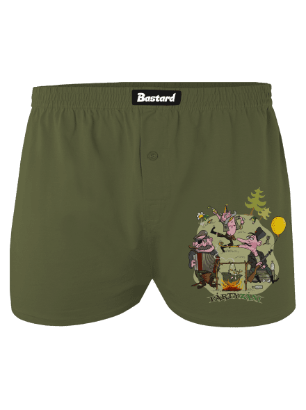 Pártyzáni pánské trenky Khaki