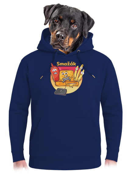 Smažák unisex mikina premium Navy