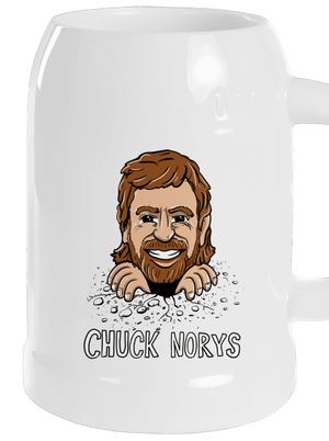 Chuck Norys půllitr White