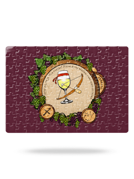 Vinný horoskop: Střelec puzzle White
