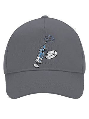 Stříkej kšiltovka baseballka Graphite grey