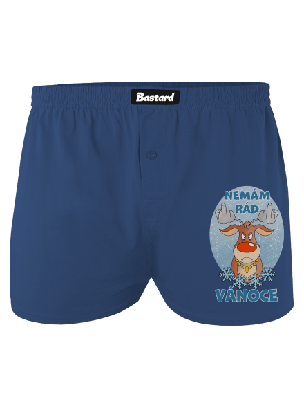 Nemám rád Vánoce pánské trenky Blue