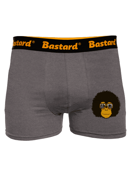 Retro opičák boxerky Gray Melange