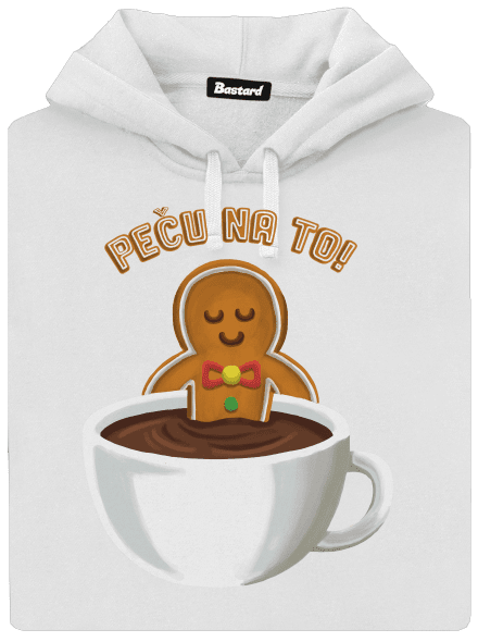 Peču na to! dámská mikina klokanka White