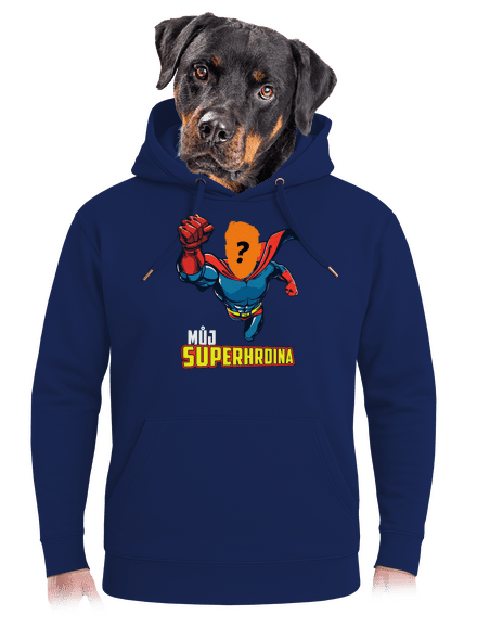 Můj superhrdina unisex mikina premium Navy