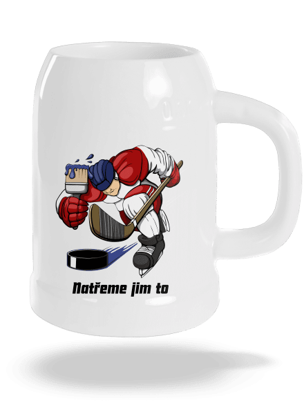 Natřeme jim to - Hokej půllitr White