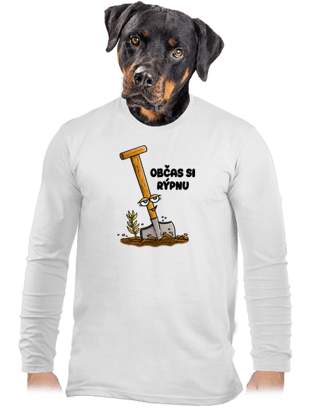 Občas si rýpnu pánské dlouhý rukáv White