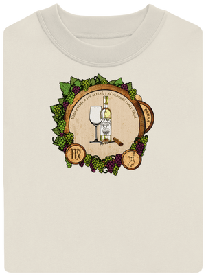 Vinný horoskop: Panna unisex mikina bez kapuce Off White