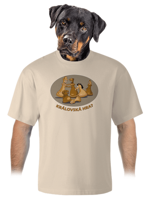 Královská hra unisex tričko oversized Almond