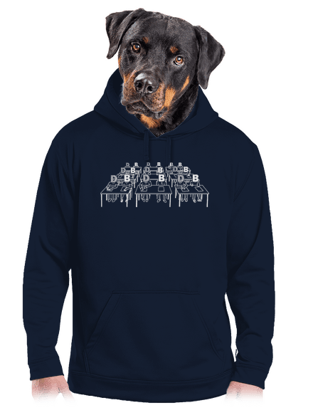 Cimrman: Debil, blbeček pánská mikina klokanka Navy