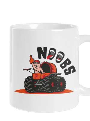 Monster kočárek klasický hrnek White