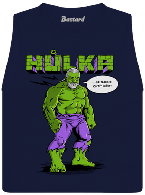 Hůlka dámské tílko volné Navy